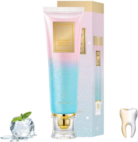 Niacinamide Whitening Toothpaste for Fresh Breath and Triple Whitening Effect