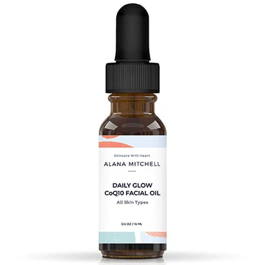 Daily Glow Coq10 Facial Oil Radiant, Anti-Aging, Moisturizing, Nourishing