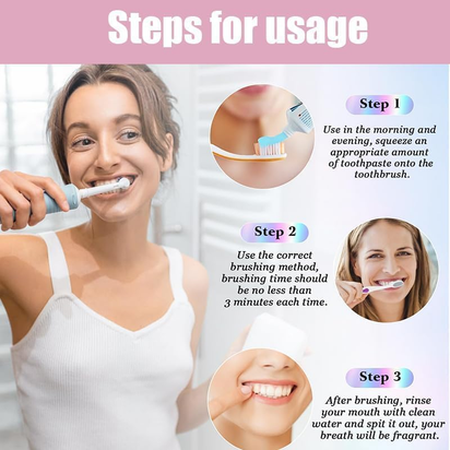 Niacinamide Whitening Toothpaste for Fresh Breath and Triple Whitening Effect