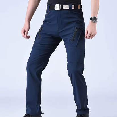 Men'S Spring Autumn City Cargo Elastic Pants Trekking Hiking Camping Climbing Running Sports Cycling Work Outdoor Trousers