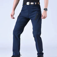 Men'S Spring Autumn City Cargo Elastic Pants Trekking Hiking Camping Climbing Running Sports Cycling Work Outdoor Trousers