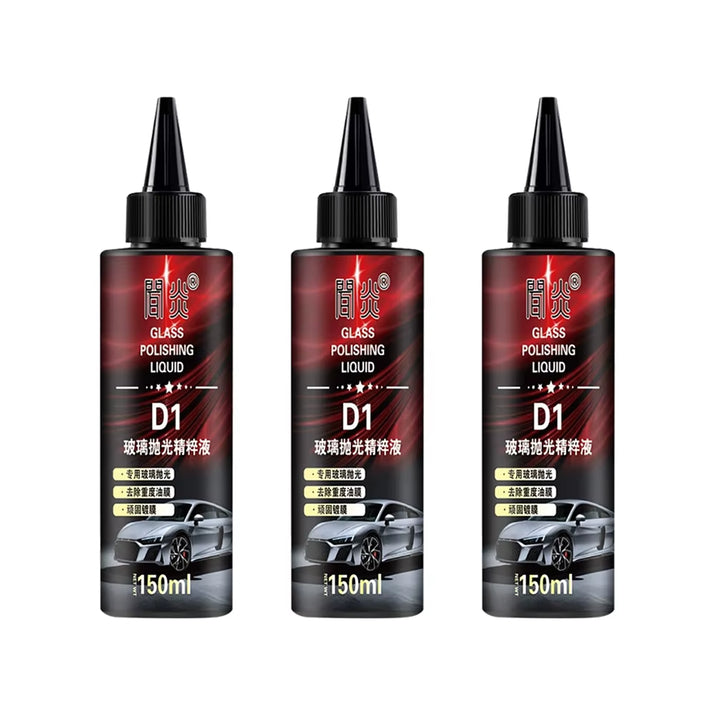 150Ml Glass Polishing Paste High Gloss Oil Film Remover for Auto Windshield Home Windows Safe Formula Long Lasting Shine Cleaner